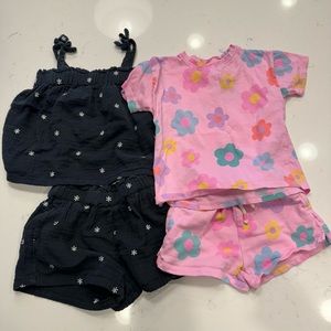 Gap and Zara two piece sets